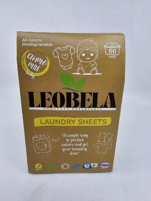 Prací papírky Leobela 50 praní chamomile baby